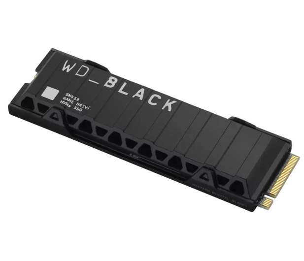 Sandisk 500GB M.2 PCIe Gen4 NVMe Black SN850 Heatsink - 633192 - zdjęcie 3